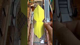 Best flying helicopterDIY paper helicopter shorts experiment paperplane kite paperfly [upl. by Siuoleoj]