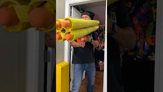 NERF WAR CLONES Bazooka Battle [upl. by Thissa886]