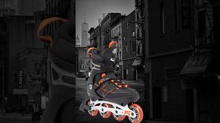 Rollerbladers in NYC doing stunts [upl. by Nelluc]