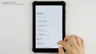Oukitel RT3 Pro  UI and Settings [upl. by Einavoj988]
