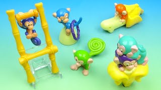 2002 BANANA BRIGADE set of 4 DAIRY QUEEN COLLECTIBLES VIDEO REVIEW [upl. by Eliak]