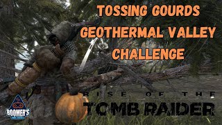 Tossing Gourds Challenge throw five pumpkins into barrels  Rise of the Tomb Raider [upl. by Droffig600]