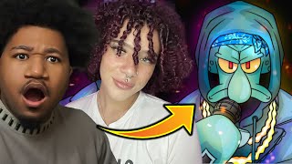 GLORB  Trendsetter Official Audio REACTION  SQUIDWARD WENT OFF🔥 [upl. by Campbell]