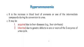 Blood ammonia sources fate mechanism and symptoms of ammonia intoxication hyperammonemia [upl. by Naenaj990]