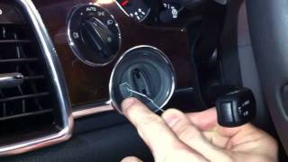 Tutorial Unlocking Ignition in Porsche Panamera or Cayenne [upl. by Brink200]