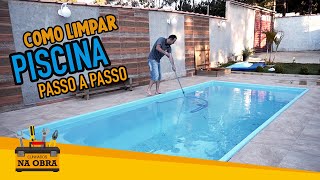 Como Limpar Piscina passo a passo completo [upl. by Omrelliug]