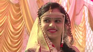 Marathi Wedding Highlights  Gorya Gorya Galavari Chadali Lajechi Lali Navari Aali  AkashGauri [upl. by Lomasi]