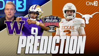 Texas Longhorns vs Washington Huskies Preview amp Prediction  Sugar Bowl Quinn Ewers Michael Penix [upl. by Yddur52]