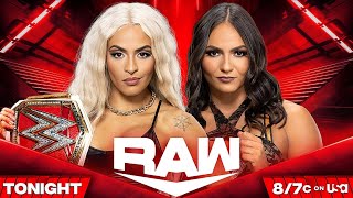 RAW  Zelina Vega Vs Kiana James [upl. by Amilas]