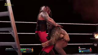 Background Wrestling Presents Into The Darkness The Fiend Bray Wyatt vs Jason Voorhees WWE2k24 PS4 [upl. by Pessa]