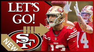 San Francisco 49ers Got A Double Dose of Great News [upl. by Auhsaj772]