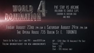 KOTD  WD4  MATCH UP ANNOUNCEMENTS 2 [upl. by Niemad572]