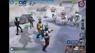 SWGOH TB Hoth Imperial Retaliation Phase 2 Bounty Hunter [upl. by Naux]