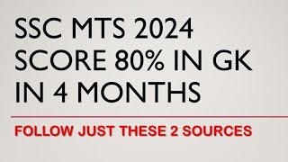 SSC MTS 2024 GK STRATEGY by PARMAR SSC [upl. by Leake]