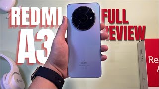 REDMI A3 Full Review  Everything but the PERFORMANCE Long Term Review [upl. by Asiel83]