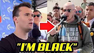 YOU ARENT BLACK WOKE Liberal Gets DESTROYED By Charlie Kirk [upl. by Ennovart512]