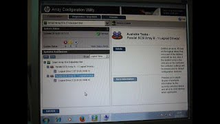 Hewlett Packard Raid Smart Array Configuration Utility 2016 [upl. by Rahm]