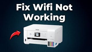 How To Fix Wifi Not Working on Epson EcoTank ET2760 Printer Step By Step [upl. by Aicnorev3]