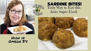 Keto Sardine Bites  Canned Sardines Recipe for Carnivore Keto Ketovore  Omega 3 Superfood [upl. by Cyler]