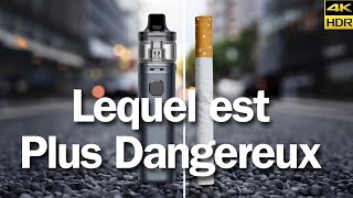 Tabac vs Vape  Lequel est vraiment plus dangereux [upl. by Ecnerol]