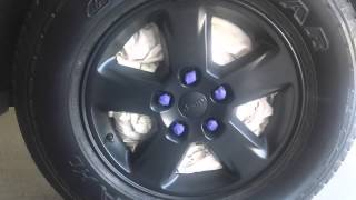 How to fix Plasti Dip fade on jeep wheels [upl. by Lesly]