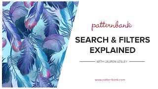 Search amp Filters Explained  Online Textile Design Studio  Pattern  Surface Pattern [upl. by Reneta529]