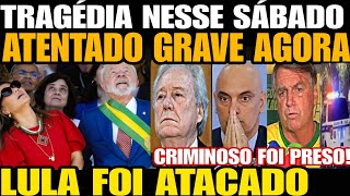 TRAGÉDIA ATENTADO GRAVE AGORA VÁRIOS T1R0S 2 M0RT05 LULA DA SILVA FOI ATACADO EM REUNIÃO P CAIAD [upl. by Koby]