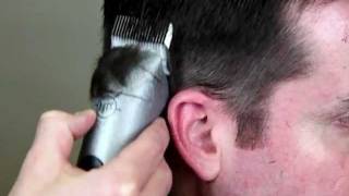 Mens Clipper Cut  Learn How To Blend Lines Out Of A Haircut [upl. by Tinaret]