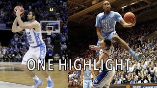 ONE HIGHLIGHT From Every Scholarship UNC Basketball Player Since 2001 [upl. by Augustin]