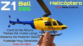 Z1 BELL 206 VERSION 2 HELICOPTERO A CONTROL REMOTO [upl. by Robina]