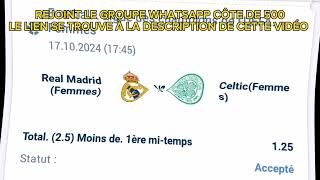 MES PRONOSTIC FOOT PRONOSTIC FOOT DAUJOURDHUI COUPON DU JOUR [upl. by Broderick]