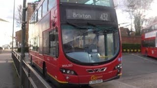 Full Route Visual Route 432 Anerley Station  Brixton Station LX60 DXRWVL383 [upl. by Adnik]