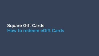 How to redeem eGift Cards [upl. by Monia]