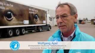 LKWAktion gegen Tiertransporte [upl. by Etnovad]