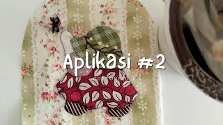 Aplikasi 2 Needle turn applique [upl. by Torhert]