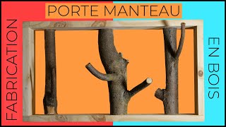 COMMENT FABRIQUER UN PORTEMANTEAU  Projet en bois de récupération [upl. by Blanca]