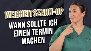 WeisheitszahnOP Der beste Zeitpunkt für deine OP [upl. by Domph520]