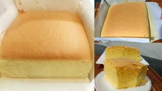 subtitle Castella Cake Recipe Super Soft [upl. by Mudenihc]