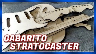 GABARITO FENDER STRATOCASTER E NOVOS PROJETOS  Luthieria Caseira [upl. by Av]