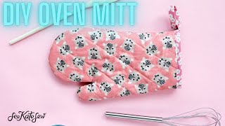 Oven Mitt Sewing Tutorial and Pattern [upl. by Clarabelle]