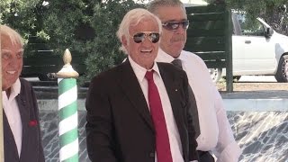 Jean Paul Belmondo and Sophie Marceau arriving at the 2016 Venice Film Festival [upl. by Selrhc]