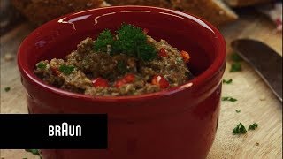 Recette Braun  Tapenade de champignons des bois [upl. by Yak]