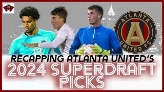 Discussing Atlanta Uniteds 2024 MLS SuperDraft selections [upl. by Eveivenej]