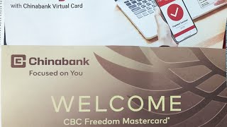 Opening my Chinabank Credit Card No Annual Fee for life  P300000 credit limit Marbens vlog [upl. by Lucius]