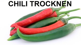 Chilis trocknen ★ Chilischoten selber dörren auf dem Balkon ★ [upl. by Ardnu]