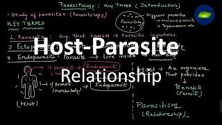 HostParasite Relationship  Parasites  Endoparasites Ectoparasite  Basic Science Series [upl. by Eddana]