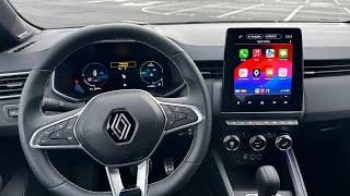 New Renault Clio 2024 Apple Carplay Review [upl. by Nelleoj]