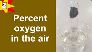 Percent oxygen in the atmosphere  EARTH SCIENCE EXPERIMENTS [upl. by Naletak]