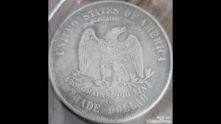 1877 amp trade dollar Uineted States Coin value and price [upl. by Ennoryt]