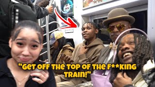 Cussing Announcer on the New York Subway Part 4 [upl. by Tonneson]